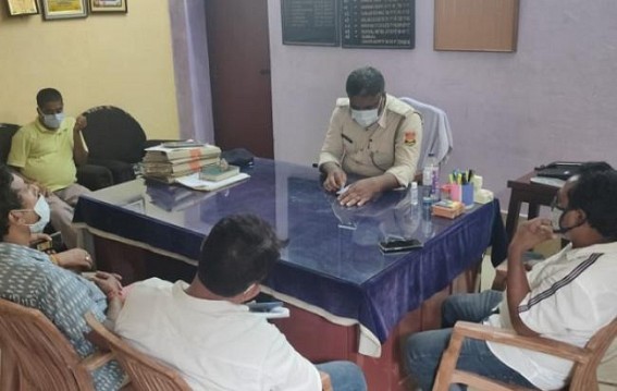 Cong president allegedly threatened Shopkeeper over land issue with Congress Headquarter : Complaint lodged in West Agartala PS Cong president allegedly threatened Shopkeeper over land issue with Congress Headquarter : Complaint lodged in West Agartala PS